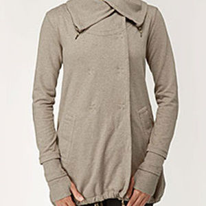 LULULEMON Gratitude wrap jacket Heathered Mudd